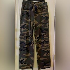 Shein Camo Cargo Pants, Size X-Large